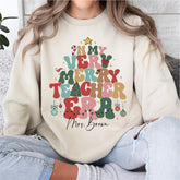 Custom Teacher Christmas Shirt, In My Merry Teacher Era Sweatshirt